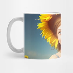 Sunflowers on a Summers Day Mug